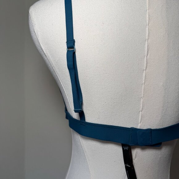 NWT Intimately Free People Midnight Cowboy Scuba V-Neck Bralette - Picture 5 of 11